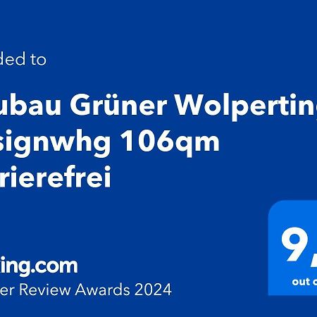 Appartement Neubau Gruener Wolpertinger Designwhg 106Qm Barrierefrei à Breitbrunn am Chiemsee Extérieur photo